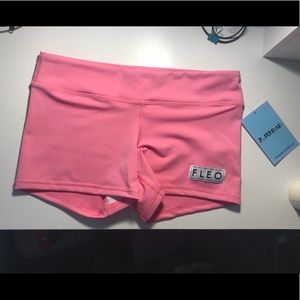 Pink Fleo Shorts (New With Tags)